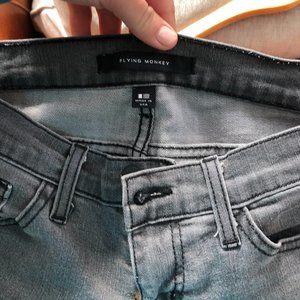 Flying Monkey grey skinny jean